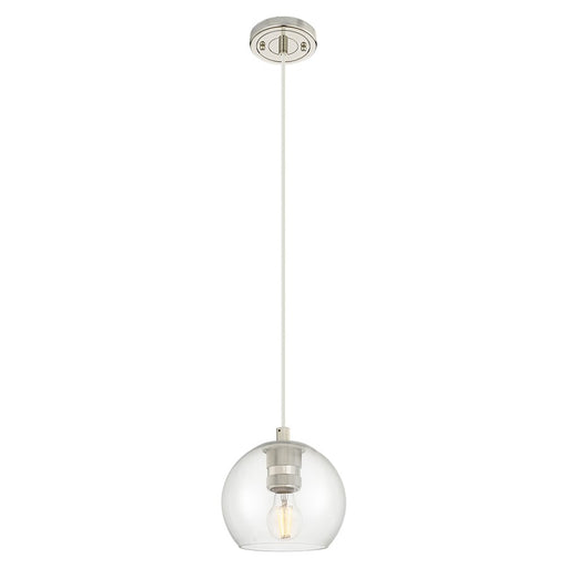 Innovations Crown Point 6" Athens Cord Pendant, PN/Clear - 434-1P-PN-G122-6