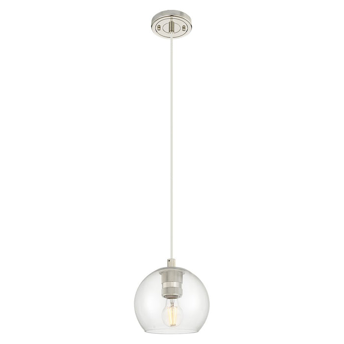 Innovations Crown Point 6" Athens Cord Pendant, PN/Clear - 434-1P-PN-G122-6