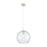 Innovations Crown Point 1Lt 10" Athens Cord Pendant, PN/Seed - 434-1P-PN-G124-10