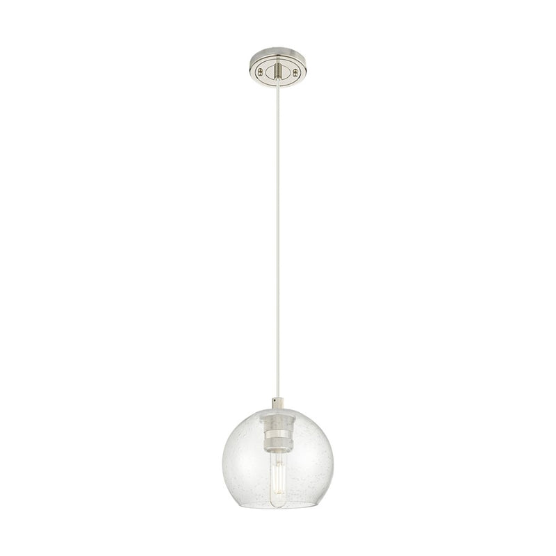 Innovations Crown Point 1Lt 6" Athens Cord Pendant, PN/Seed - 434-1P-PN-G124-6