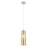 Innovations Crown Point 12" Cord Pendant, PN/Merc - 434-1P-PN-G434-12ME