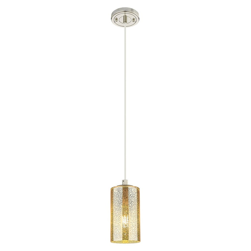 Innovations Crown Point 7" Cord Pendant, PN/Merc - 434-1P-PN-G434-7ME