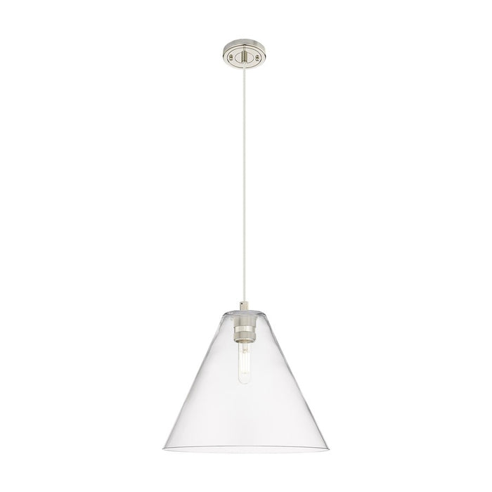Innovations CP 1Lt 12" Berkshire Cord Pendant, PN/CL - 434-1P-PN-GBC-122