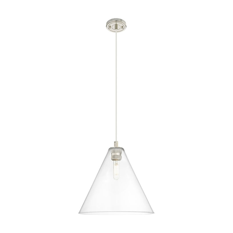 Innovations CP 1Lt 16" Berkshire Cord Pendant, PN/CL - 434-1P-PN-GBC-162