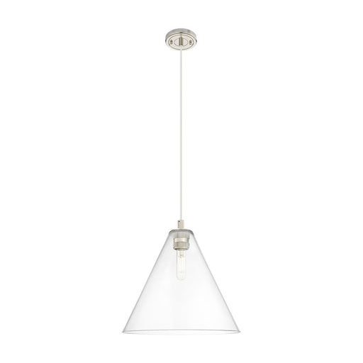 Innovations CP 1Lt 16" Berkshire Cord Pendant, PN/CL - 434-1P-PN-GBC-162