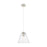 Innovations Crown Point 1Lt 8" Berkshire Cord Pendant, PN/SD - 434-1P-PN-GBC-84
