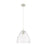Innovations Crown Point 1Lt 12" Bristol Cord Pendant, PN/CL - 434-1P-PN-GBD-122