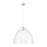 Innovations Crown Point 1Lt 16" Bristol Cord Pendant, PN/SD - 434-1P-PN-GBD-164