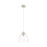 Innovations Crown Point 1Lt 9" Bristol Cord Pendant, PN/Clear - 434-1P-PN-GBD-92