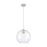 Innovations Crown Point 1Lt 10" Athens Cord Pendant, SN/CL - 434-1P-SN-G122-10