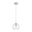 Innovations Crown Point 1Lt 6" Athens Cord Pendant, SN/Clear - 434-1P-SN-G122-6