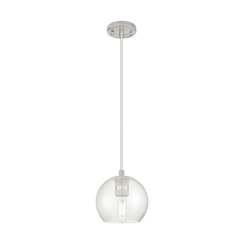 Innovations Crown Point 1Lt 6" Athens Cord Pendant, SN/Seed - 434-1P-SN-G124-6