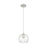 Innovations Crown Point 1Lt 6" Athens Cord Pendant, SN/Seed - 434-1P-SN-G124-6