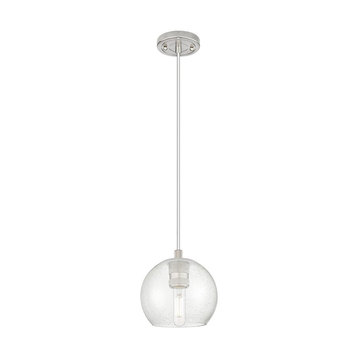 Innovations Crown Point 1Lt 6" Athens Cord Pendant, SN/Seed - 434-1P-SN-G124-6