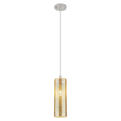 Innovations Crown Point 12" Cord Pendant, SN/Merc - 434-1P-SN-G434-12ME