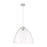 Innovations Crown Point 1Lt 16" Bristol Cord Pendant, SN/CL - 434-1P-SN-GBD-162
