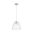 Innovations Crown Point 1Lt 9" Bristol Cord Pendant, SN/Seed - 434-1P-SN-GBD-94