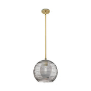 Innovations CP 1Lt 10" Athens DS Stem Pendant, BB/SDS - 434-1S-BB-G1213-10SM