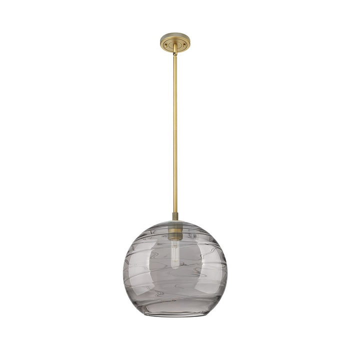 Innovations CP 1Lt 12" Athens DS Stem Pendant, BB/SDS - 434-1S-BB-G1213-12SM
