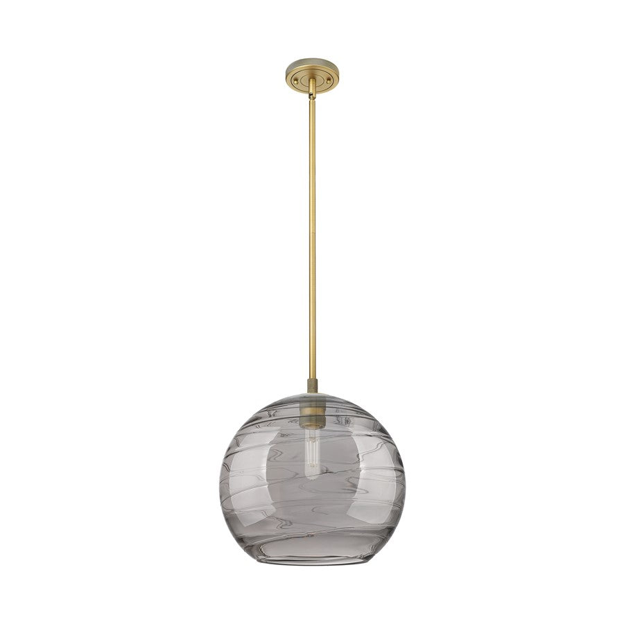 Innovations CP 1Lt 12" Athens DS Stem Pendant, BB/SDS - 434-1S-BB-G1213-12SM