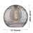 Innovations CP 1Lt 12" Athens DS Stem Pendant, Brushed Brass/SDS