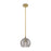 Innovations CP 1Lt 6" Athens DS Stem Pendant, BB/SDS - 434-1S-BB-G1213-6SM