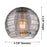Innovations CP 1Lt 6" Athens DS Stem Pendant, Brushed Brass/SDS