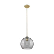 Innovations CP 1Lt 8" Athens DS Stem Pendant, BB/SDS - 434-1S-BB-G1213-8SM