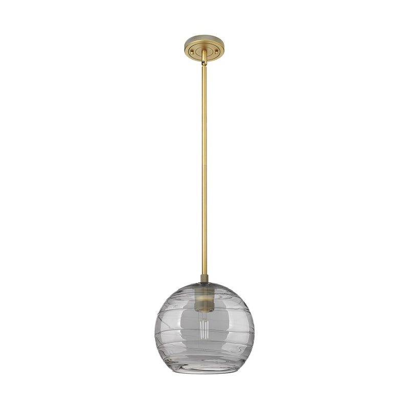 Innovations CP 1Lt 8" Athens DS Stem Pendant, BB/SDS - 434-1S-BB-G1213-8SM