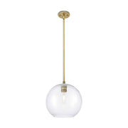 Innovations Crown Point 1Lt 10" Athens Stem Pendant, BB/CL - 434-1S-BB-G122-10