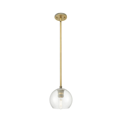 Innovations Crown Point 1Lt 6" Athens Stem Pendant, BB/Clear - 434-1S-BB-G122-6