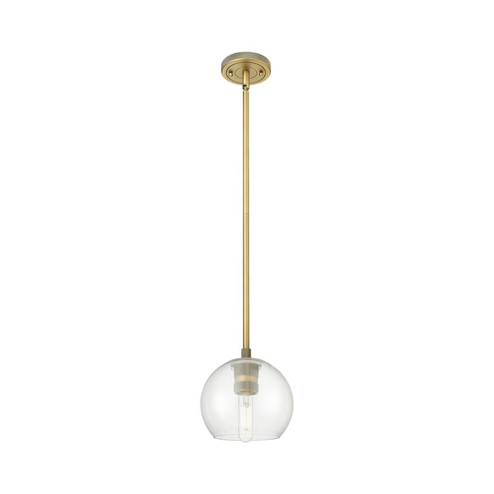 Innovations Crown Point 1Lt 6" Athens Stem Pendant, BB/Clear - 434-1S-BB-G122-6