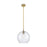 Innovations Crown Point 1Lt 10" Athens Stem Pendant, BB/Seed - 434-1S-BB-G124-10