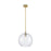 Innovations Crown Point 1Lt 12" Athens Stem Pendant, BB/Seed - 434-1S-BB-G124-12