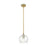 Innovations Crown Point 1Lt 6" Athens Stem Pendant, BB/Seed - 434-1S-BB-G124-6