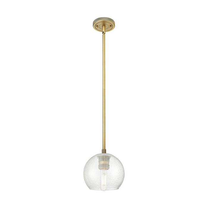 Innovations Crown Point 1Lt 6" Athens Stem Pendant, BB/Seed - 434-1S-BB-G124-6