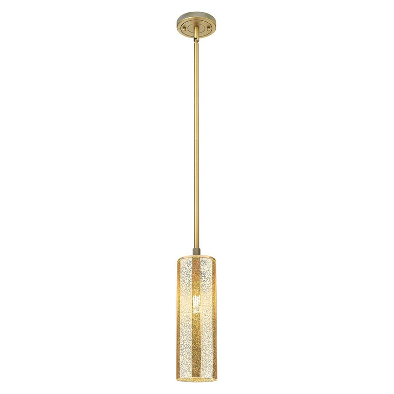 Innovations Crown Point 12" Stem Pendant, BB/Merc - 434-1S-BB-G434-12ME