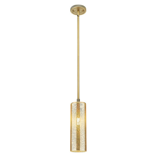 Innovations Crown Point 12" Stem Pendant, BB/Merc - 434-1S-BB-G434-12ME