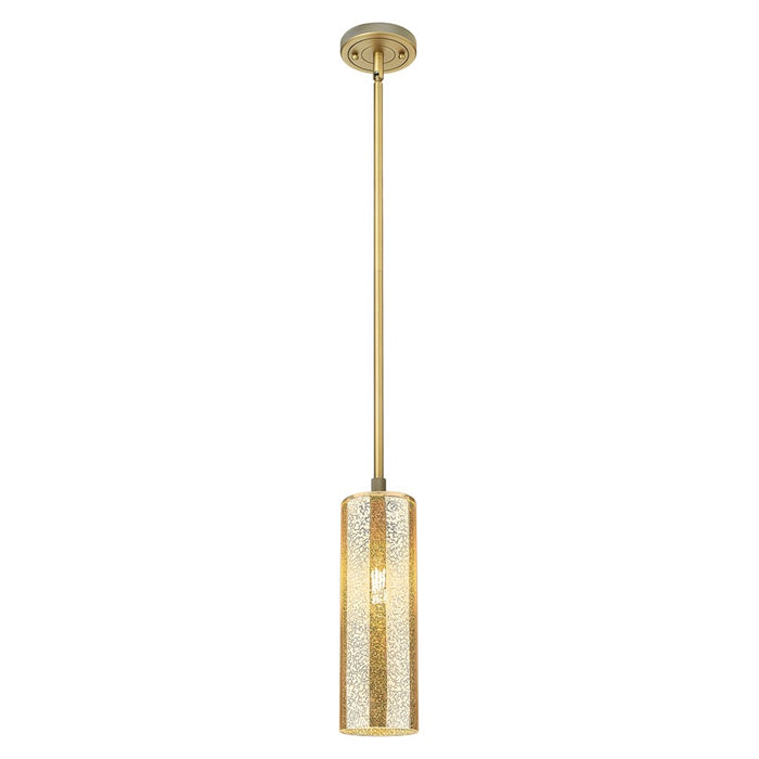 Innovations Crown Point 12" Stem Pendant, BB/Merc - 434-1S-BB-G434-12ME
