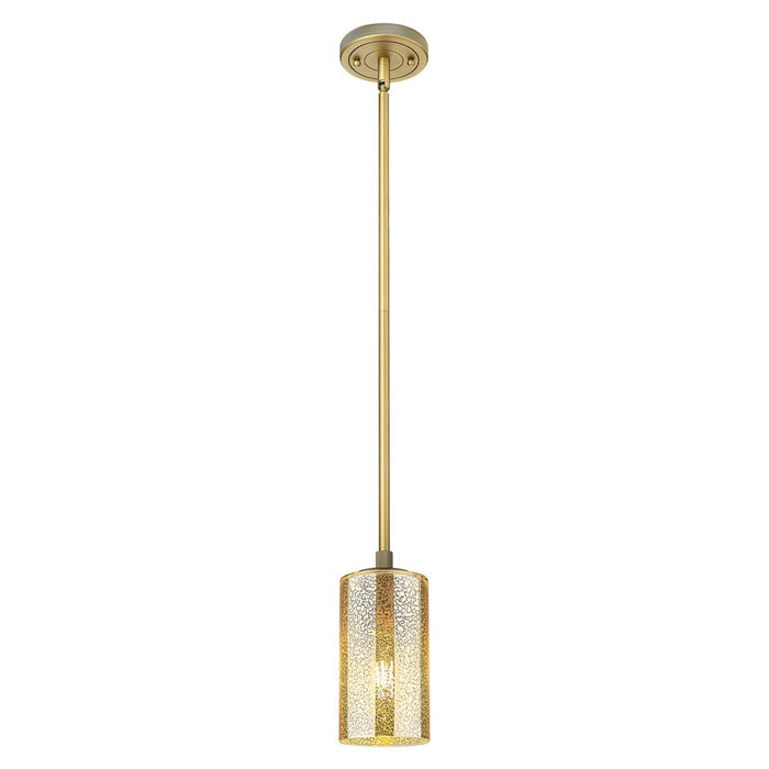 Innovations Crown Point 7" Stem Pendant, BB/Merc - 434-1S-BB-G434-7ME