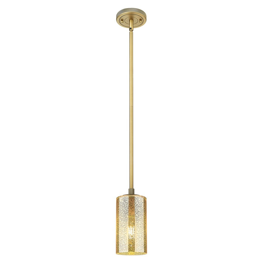 Innovations Crown Point 7" Stem Pendant, BB/Merc - 434-1S-BB-G434-7ME