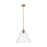 Innovations CP 1Lt 12" Berkshire Stem Pendant, BB/CL - 434-1S-BB-GBC-122