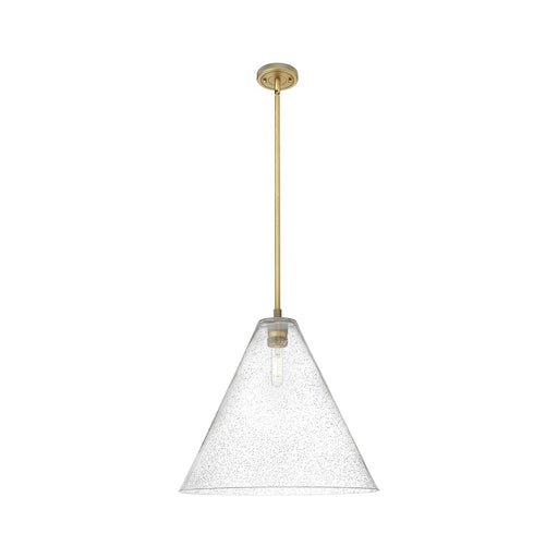 Innovations CP 1Lt 16" Berkshire Stem Pendant, BB/SD - 434-1S-BB-GBC-164