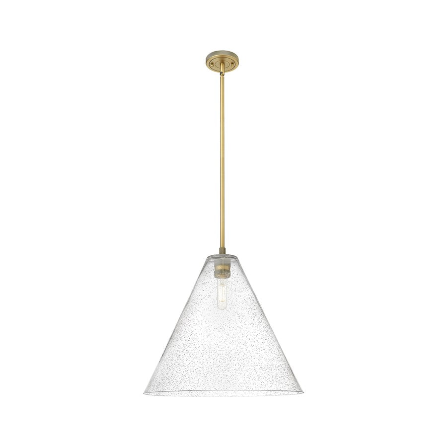 Innovations CP 1Lt 16" Berkshire Stem Pendant, BB/SD - 434-1S-BB-GBC-164