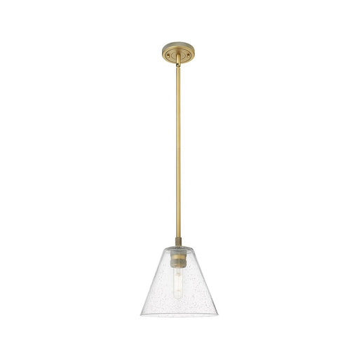 Innovations Crown Point 1Lt 8" Berkshire Stem Pendant, BB/SD - 434-1S-BB-GBC-84