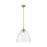 Innovations Crown Point 1Lt 12" Bristol Stem Pendant, BB/SD - 434-1S-BB-GBD-124