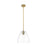 Innovations Crown Point 1Lt 9" Bristol Stem Pendant, BB/Clear - 434-1S-BB-GBD-92