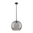 Innovations CP 1Lt 12" Athens DS Stem Pendant, BK/SDS - 434-1S-BK-G1213-12SM