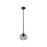 Innovations CP 1Lt 6" Athens DS Stem Pendant, BK/SDS - 434-1S-BK-G1213-6SM