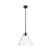 Innovations CP 1Lt 12" Berkshire Stem Pendant, BK/SD - 434-1S-BK-GBC-124
